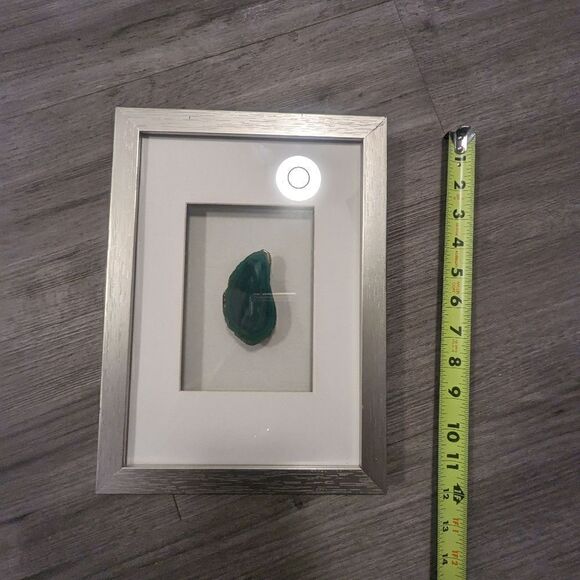 Dyed Blue Geode Slide Shadowbox Framed Art - Picture 5 of 9